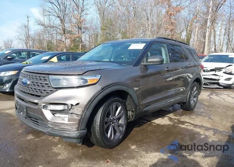 2021 Ford Explorer Xlt from USA, damaged, VIN 1FMSK8DH4MGC10370
